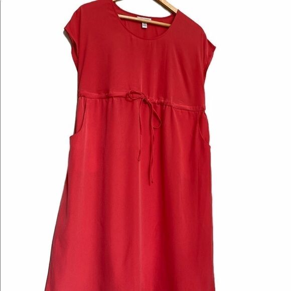 LIZ LANGE Maternity Dress Coral Small - Picture 1 of 4